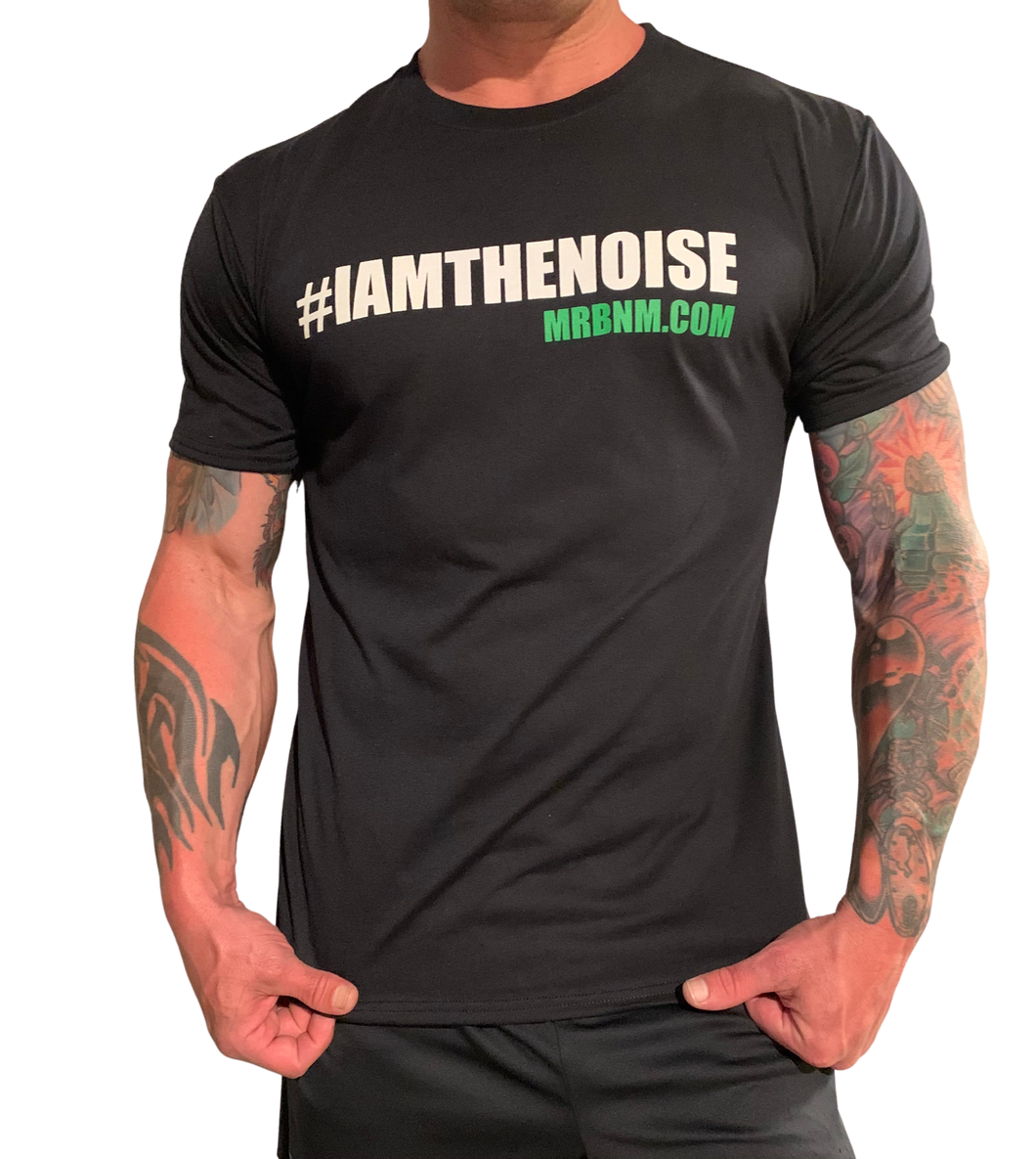 Men's Fitness Shirt - #IAMTHENOISE